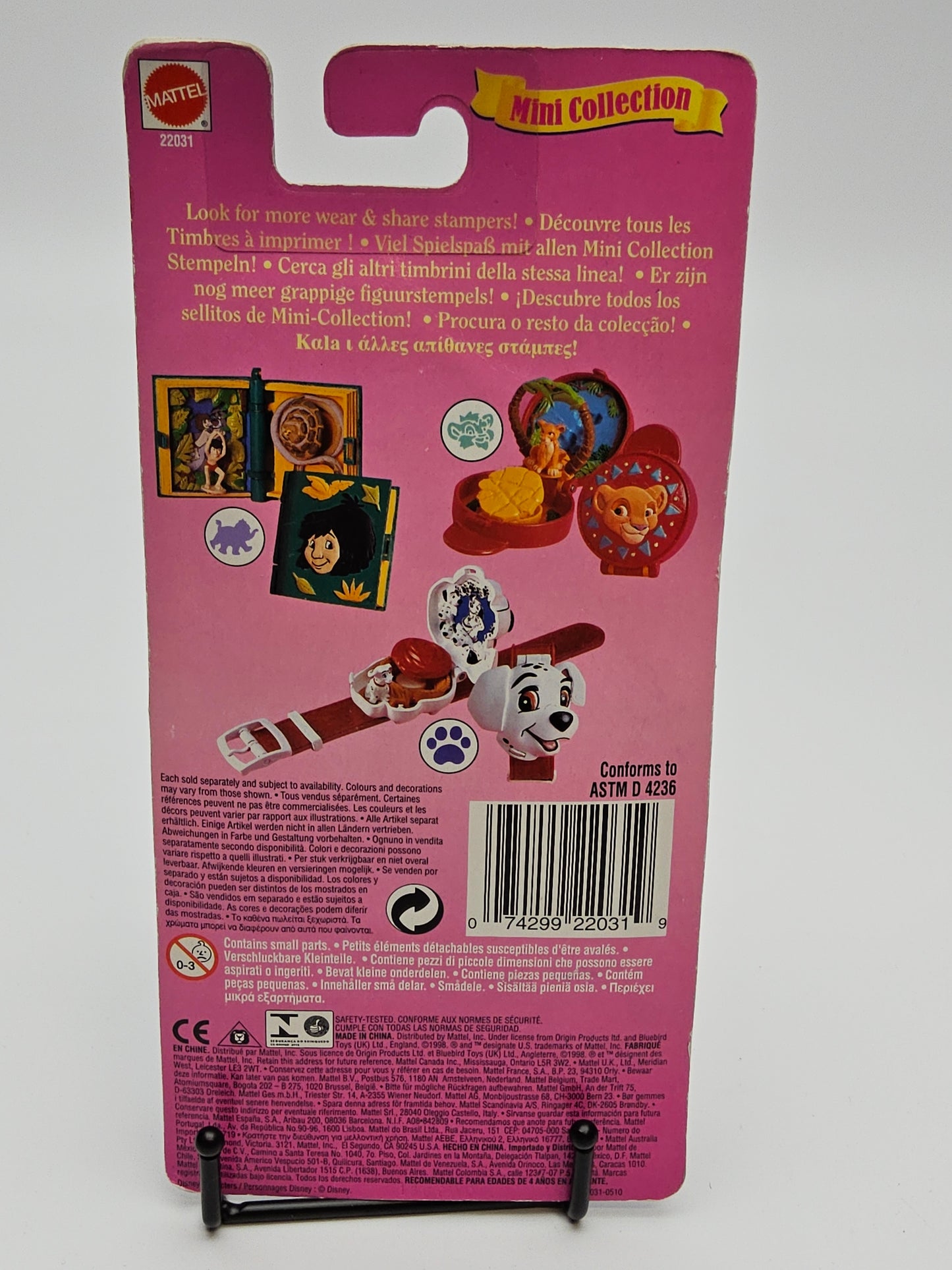 Polly pocket 101 dalmations stamper sealed in original packaging