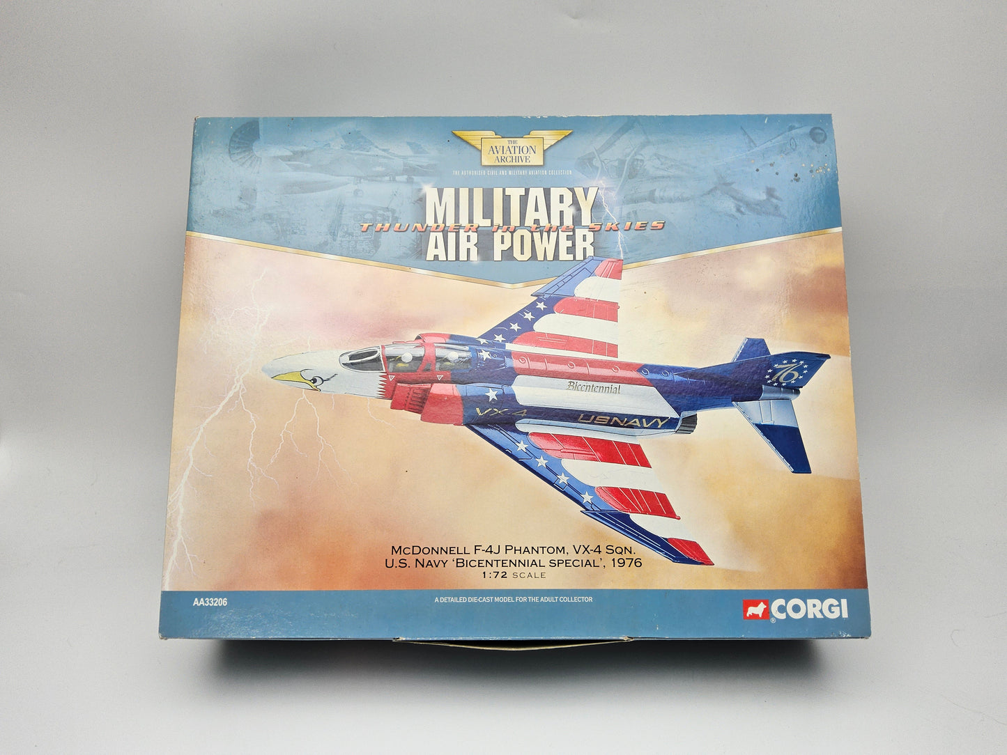 1:72 scale F4-J Phantom 2 model in box