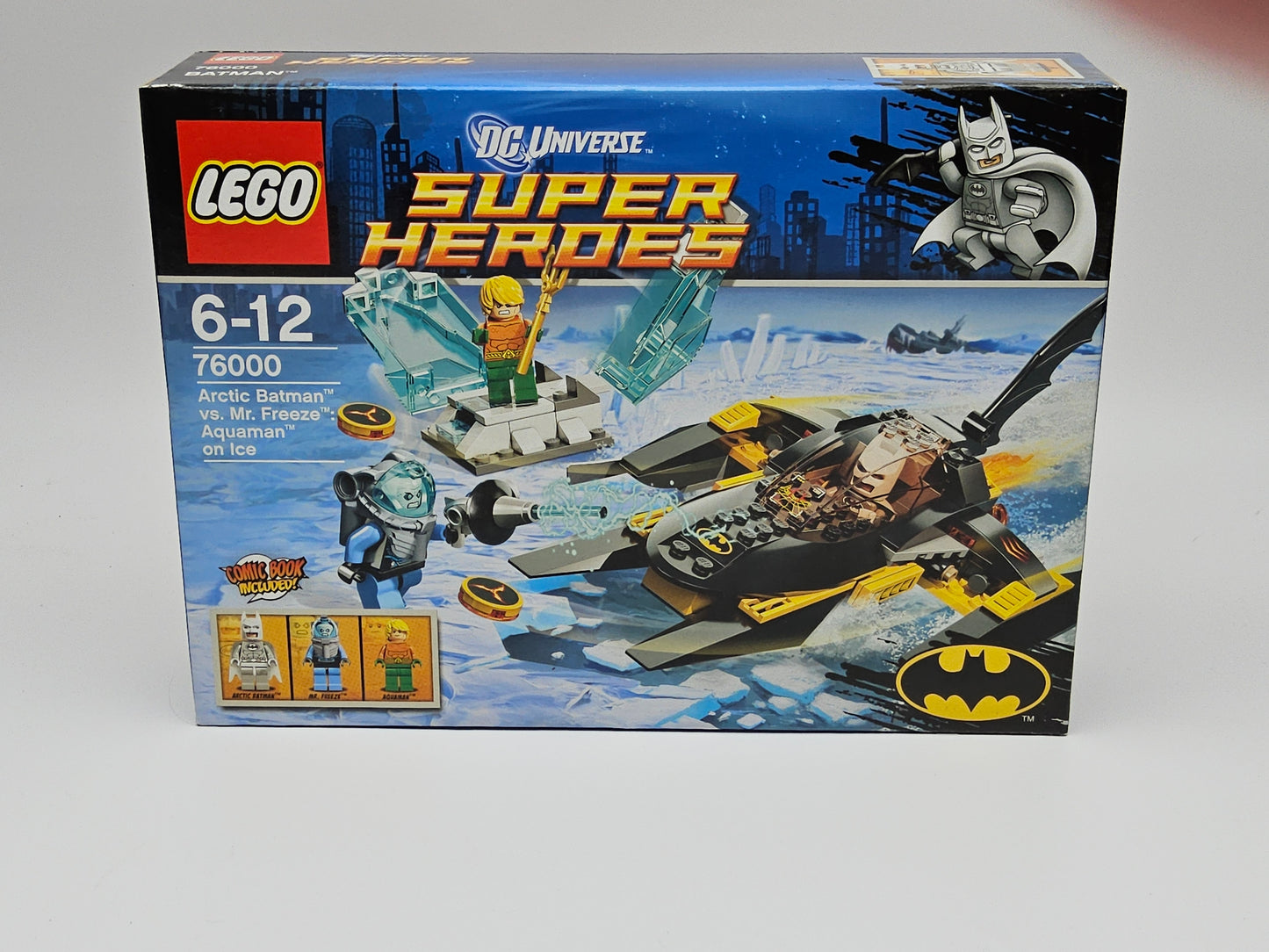 Lego 76000- arctic batman vs Mr Freeze aquaman on ice