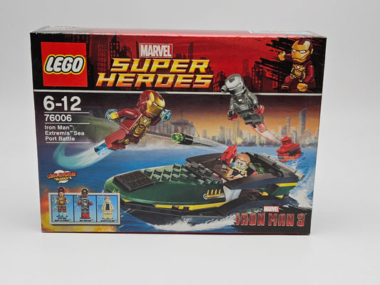 Lego 76006- Iron man extremis sea port battle sealed