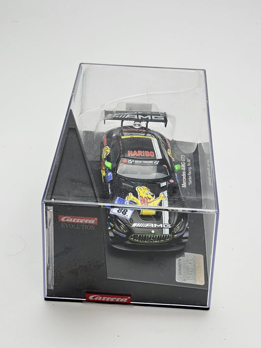 Scalextrics mercedes AMG GT3 haribo racing car
