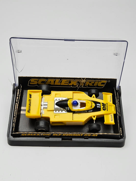 Scalextrics Elf Renault RS-01 with original case