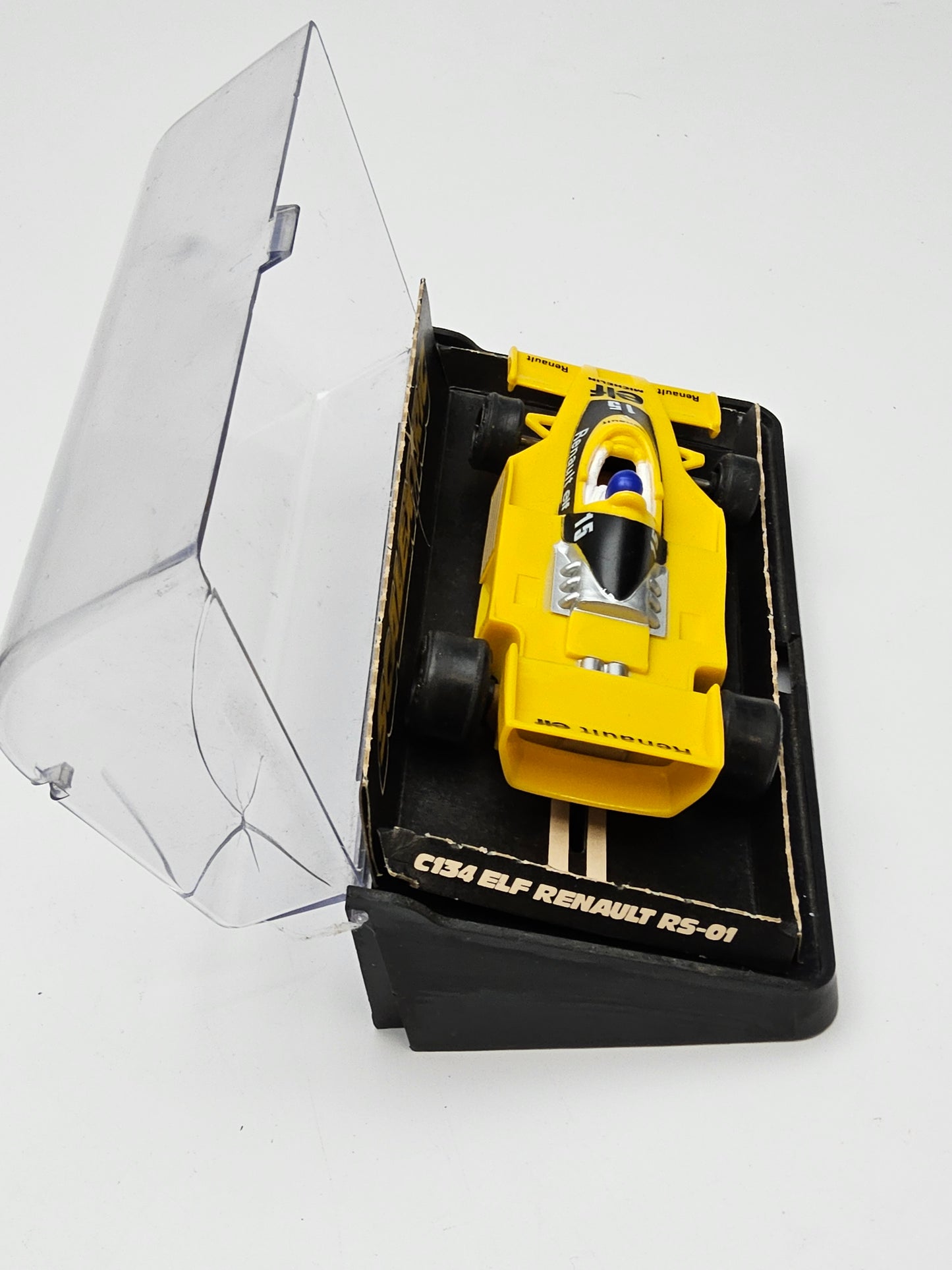 Scalextrics Elf Renault RS-01 with original case