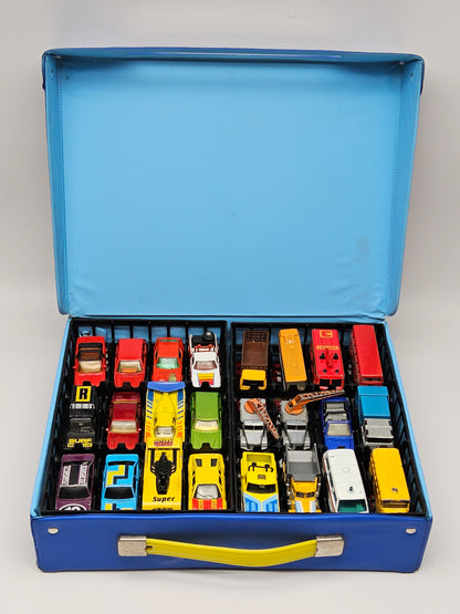 Matchbox carry case with cars