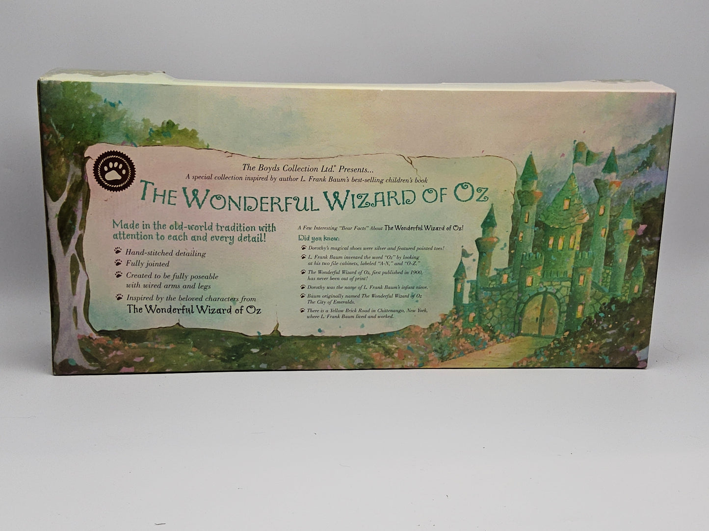 Rare Boyds bear wizard of oz ornaments sealed in original box