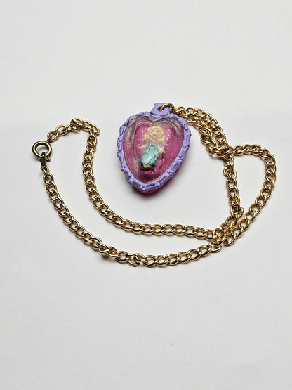 Polly pocket rose dream necklace 100% complete