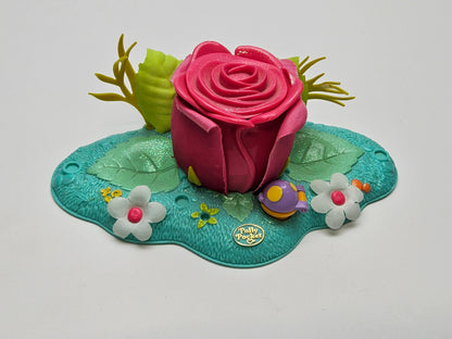 Polly pocket rose hideaway (bluebird variation) 100% complete