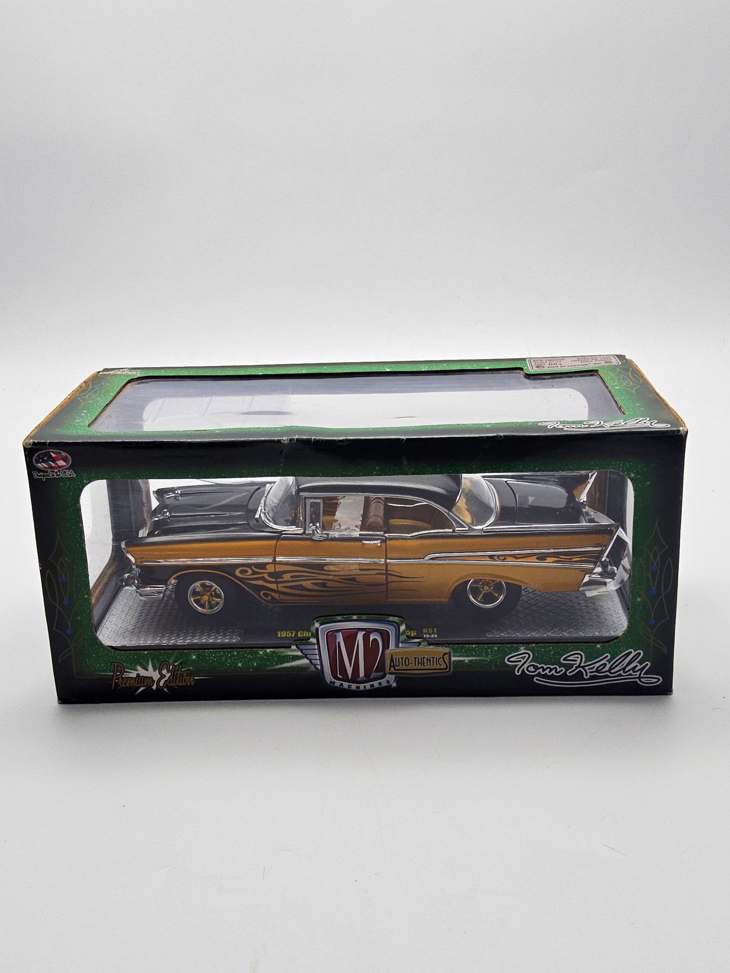 M2 autothentic 1957 chevrolet bel air hard top sealed