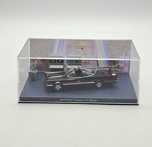 Batmobile die cast model in presentation case