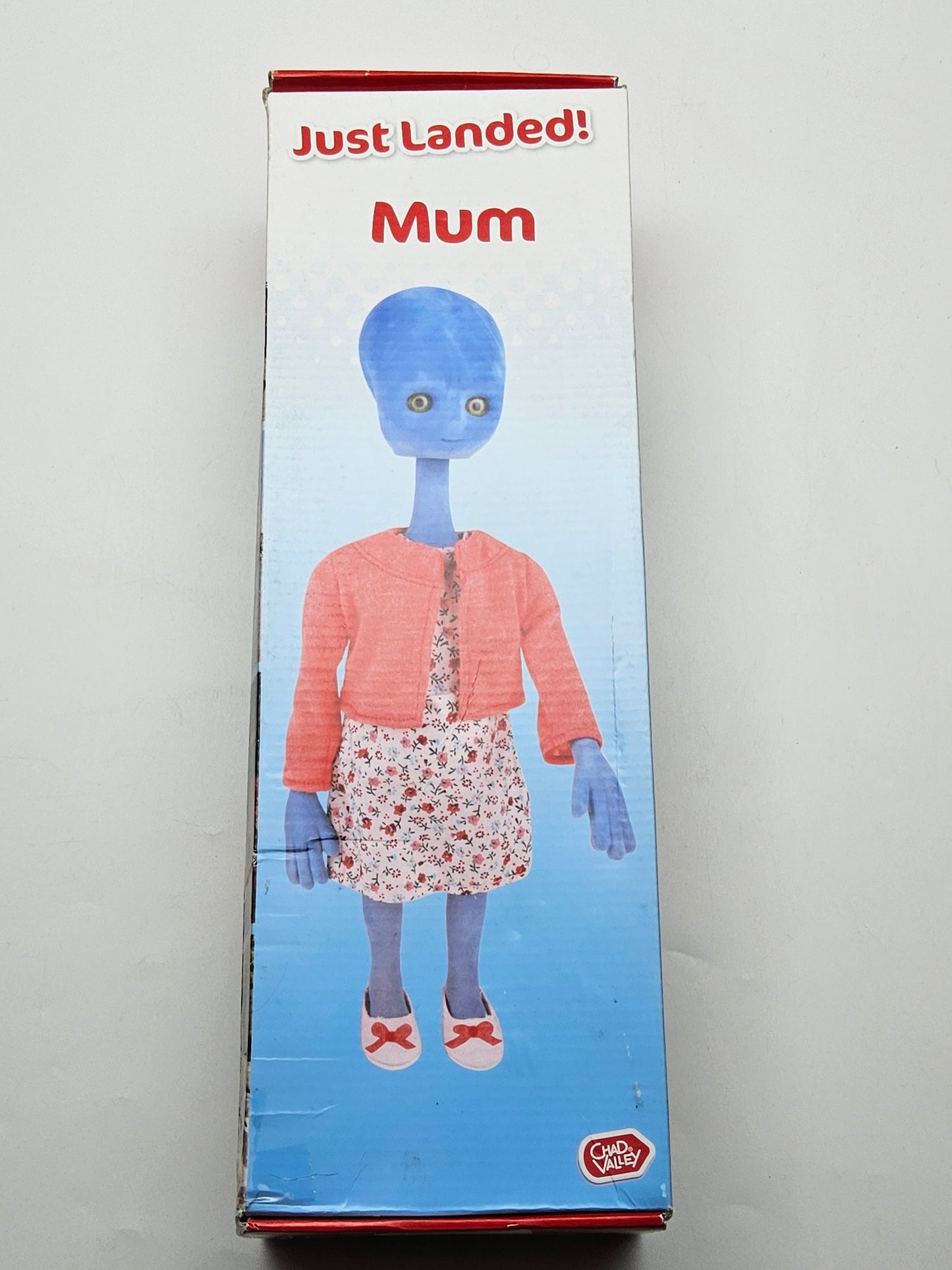 Just Landed Mum figure with box.