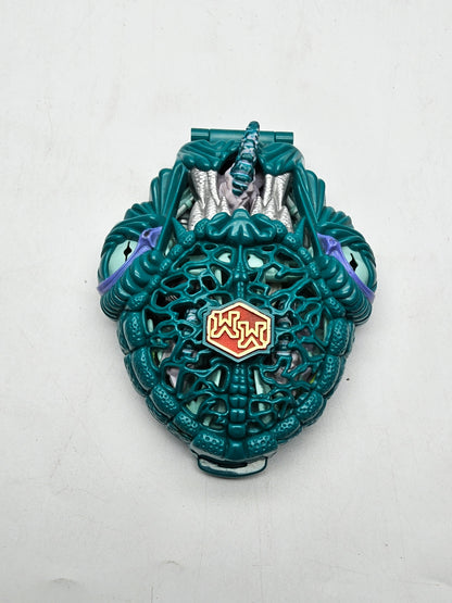 Mighty max liquidates the ice alien with backing card