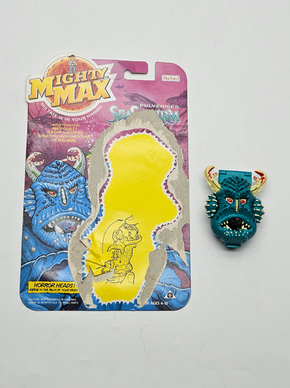 Mighty max pulverizes sea squirm with backing card