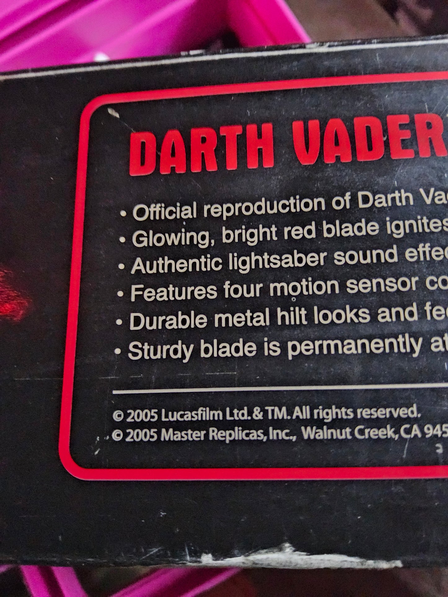 Star wars FX lightsaber collectable in box