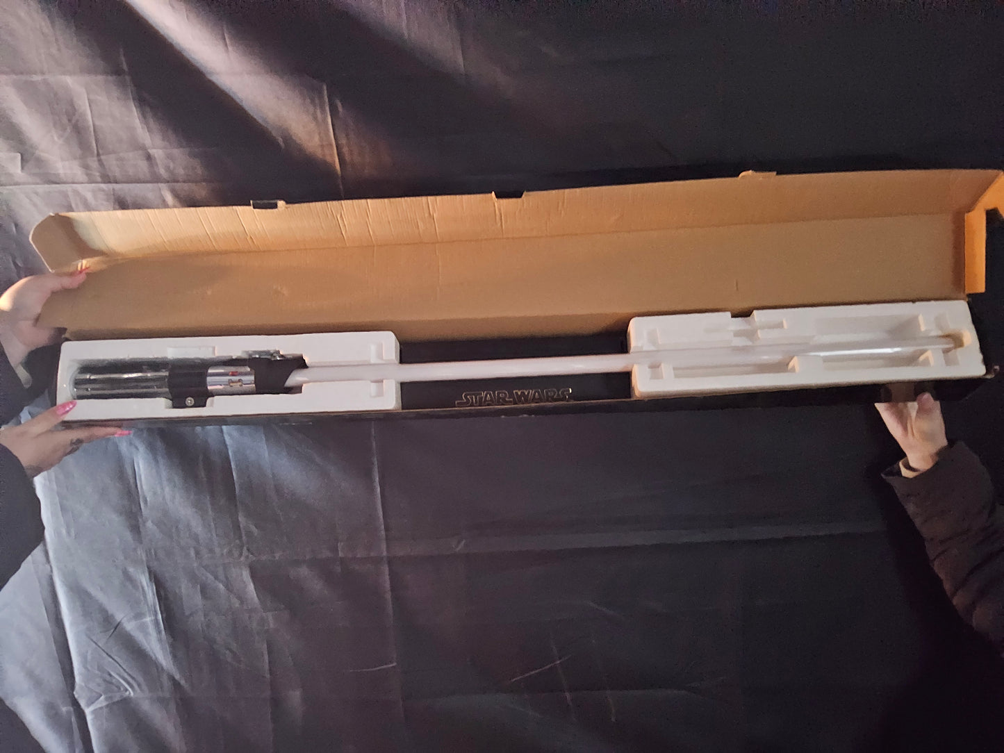 Star wars FX lightsaber collectable in complete box