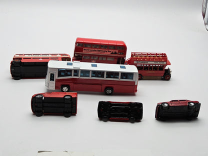 Red diecast vehicle bundle