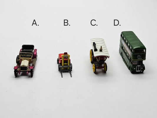 A selection of diecast models for you to choose from.