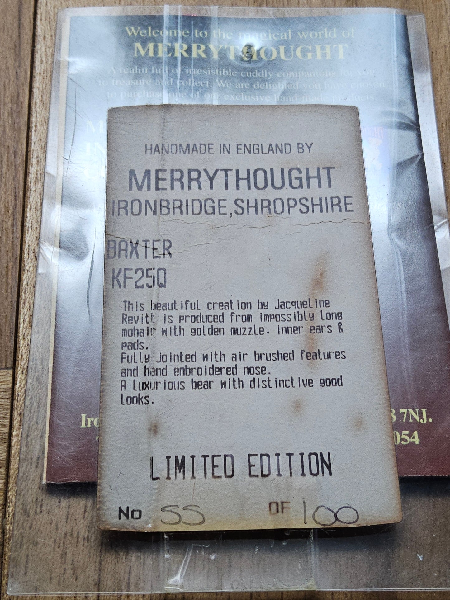 Merrythought Baxter