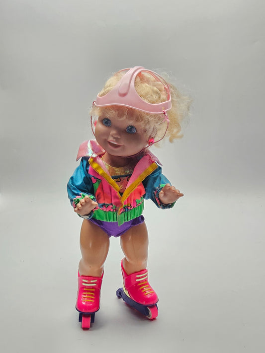 Vintage 1990s Tyco California Roller Baby Doll