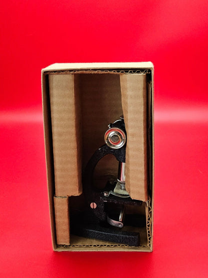 Vintage childs microscope in original box