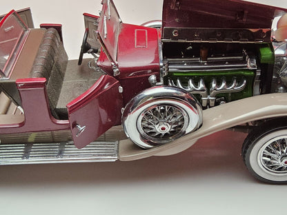 Franklin mint 1930 Duesenberg J Derham Tourster with original packaging