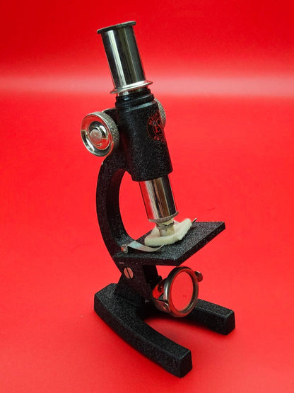 Vintage childs microscope in original box