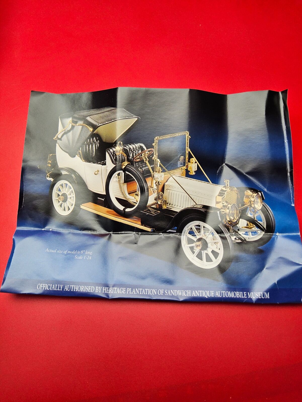 Franklin mint 1912 Packard Victoria Model with original packaging