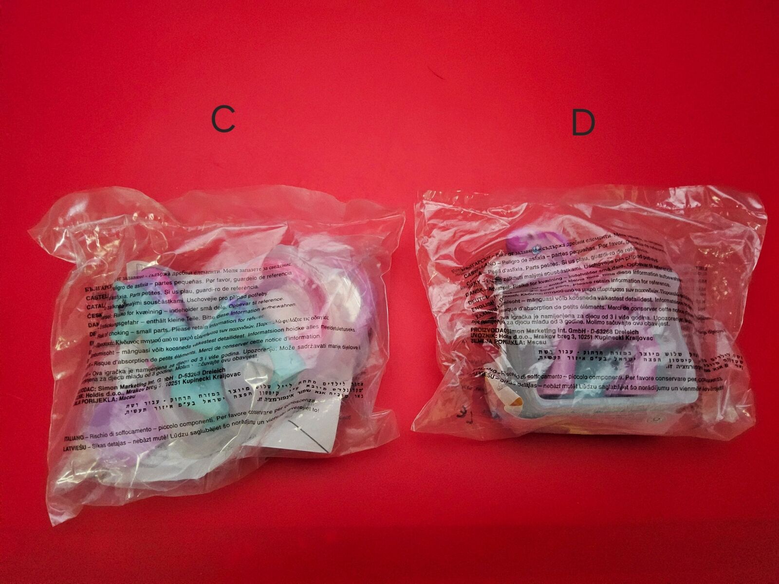 Mcdonalds happy meal my little ponies sealed