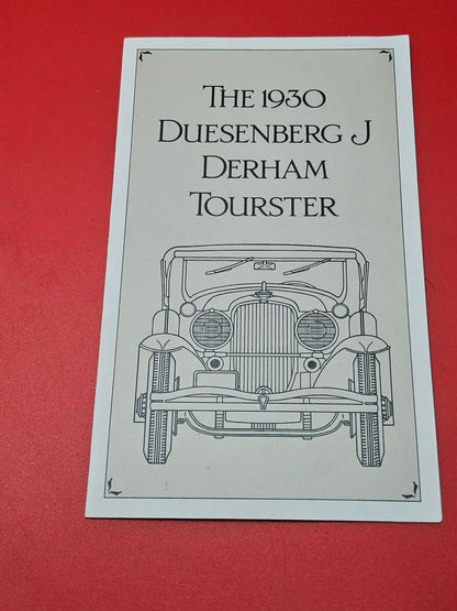 Franklin mint 1930 Duesenberg J Derham Tourster with original packaging