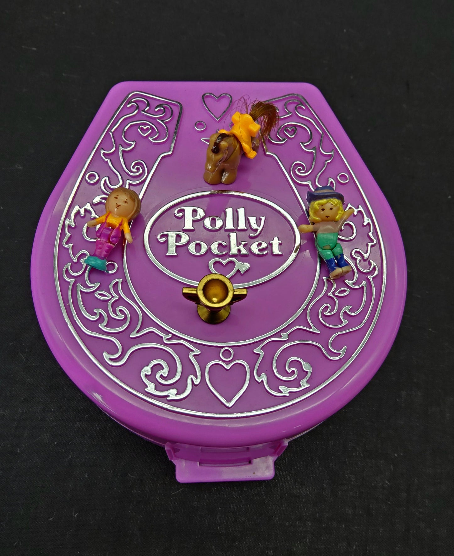 Polly pocket pony riding show with working sound