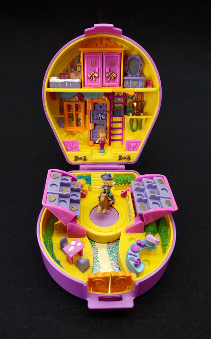 Polly pocket pony riding show with working sound