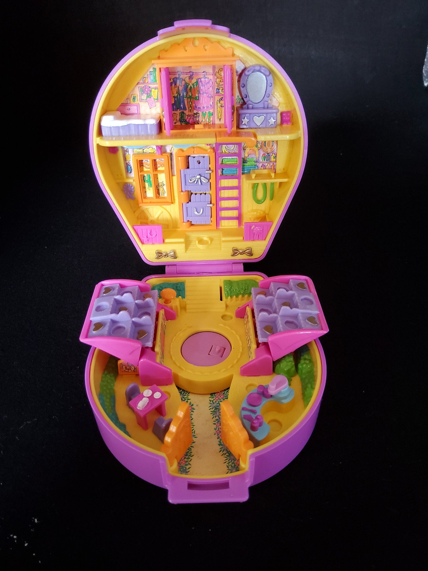 Polly pocket pony riding show with working sound