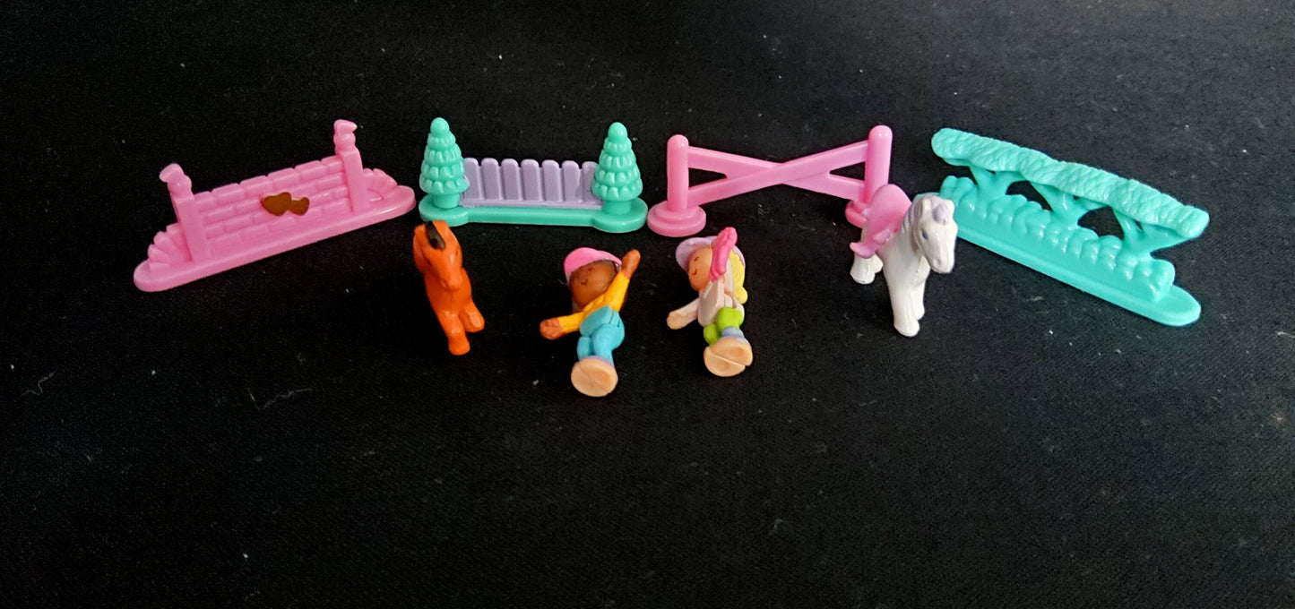 Polly pocket pony jumping fun 100% complete