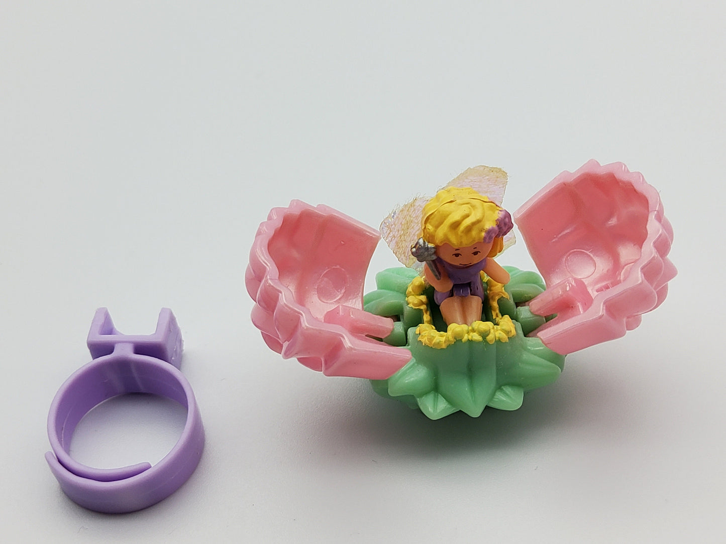 Polly pocket secret rose fairy ring 100% complete