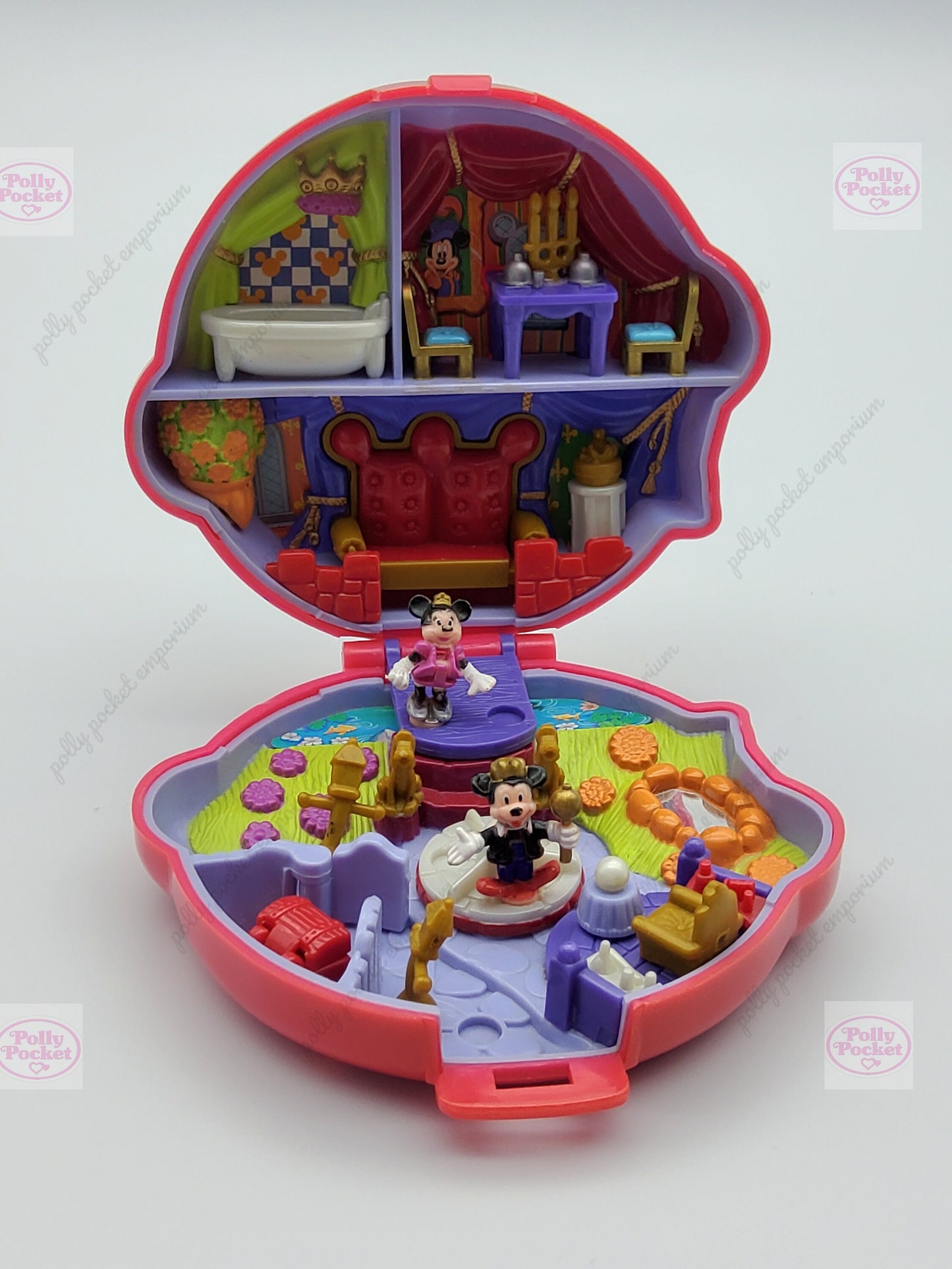 Polly pocket Mickey mouse compact 100% complete