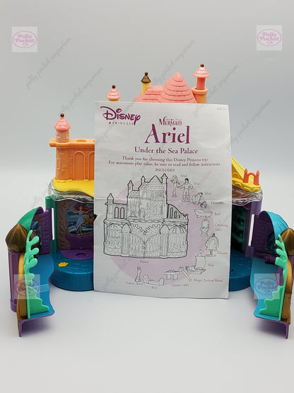 Polly pocket type little mermaid under the sea castle with characters and accessories