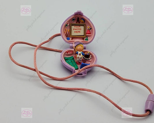 RARE Polly pocket pretty picture locket 100% complete