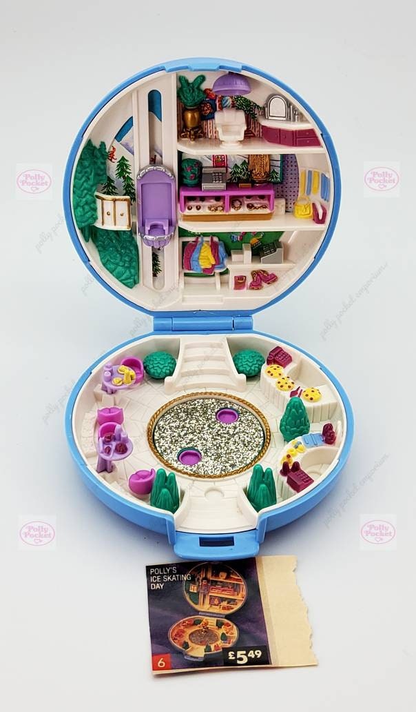 Polly pocket skating days compact 100% complete