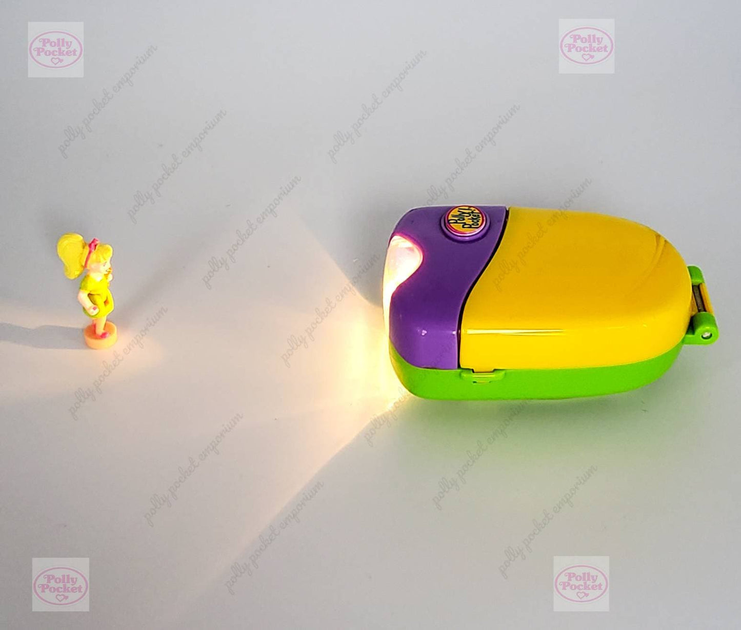 Polly pocket flashlight fun 100% complete and working