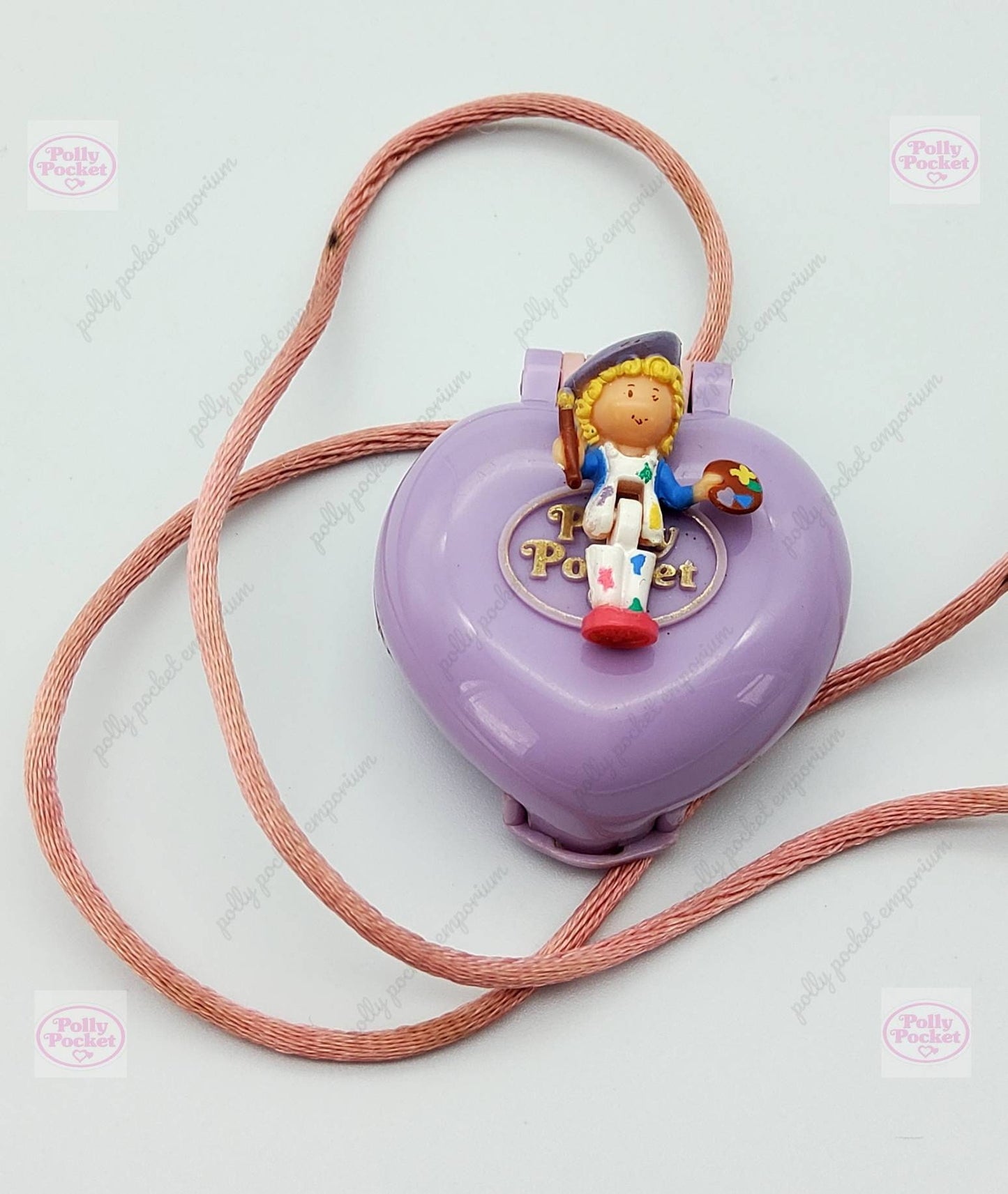 RARE Polly pocket pretty picture locket 100% complete