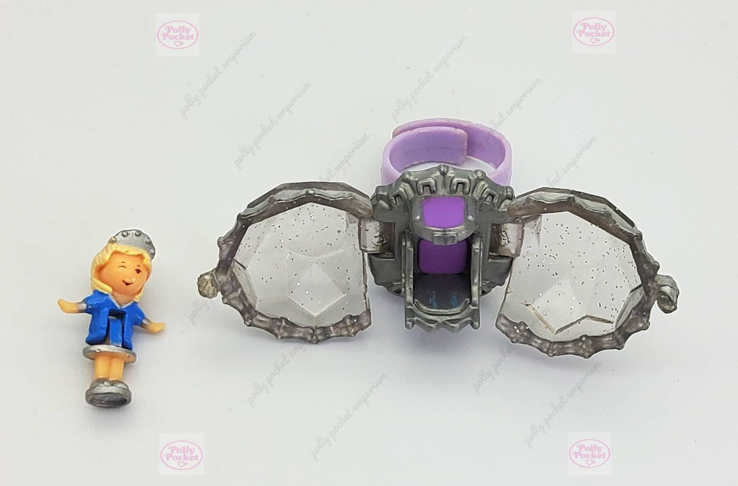 Polly pocket jewel secret ring 100% complete