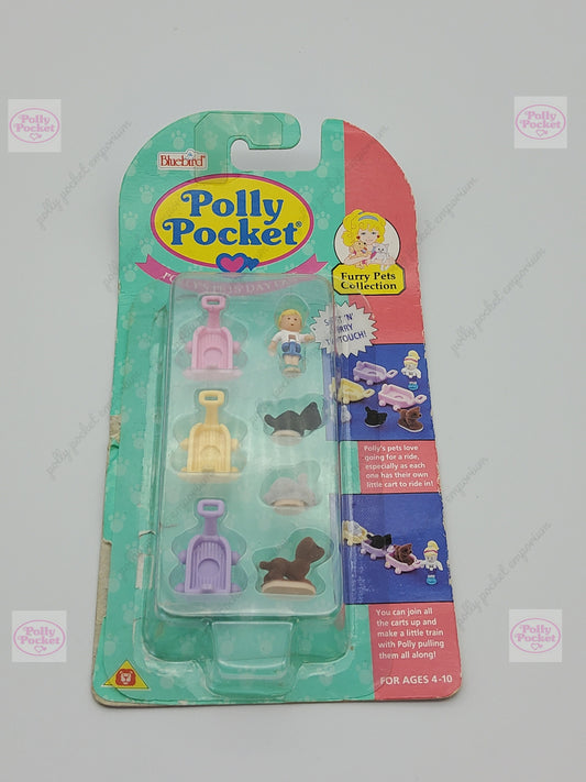 Polly pocket pet cart 100% complete with original packaging