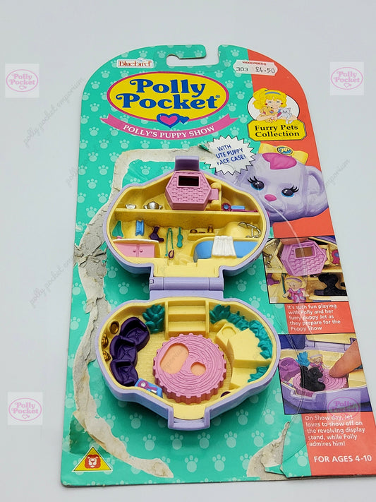 Polly pocket dazzling dog show 100% complete with original packaging