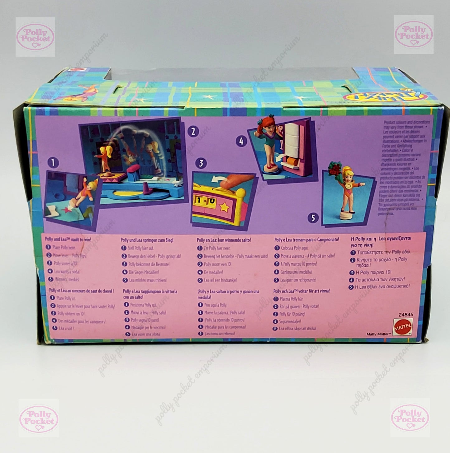 Polly pocket gym turnfest vault sealed in original packaging