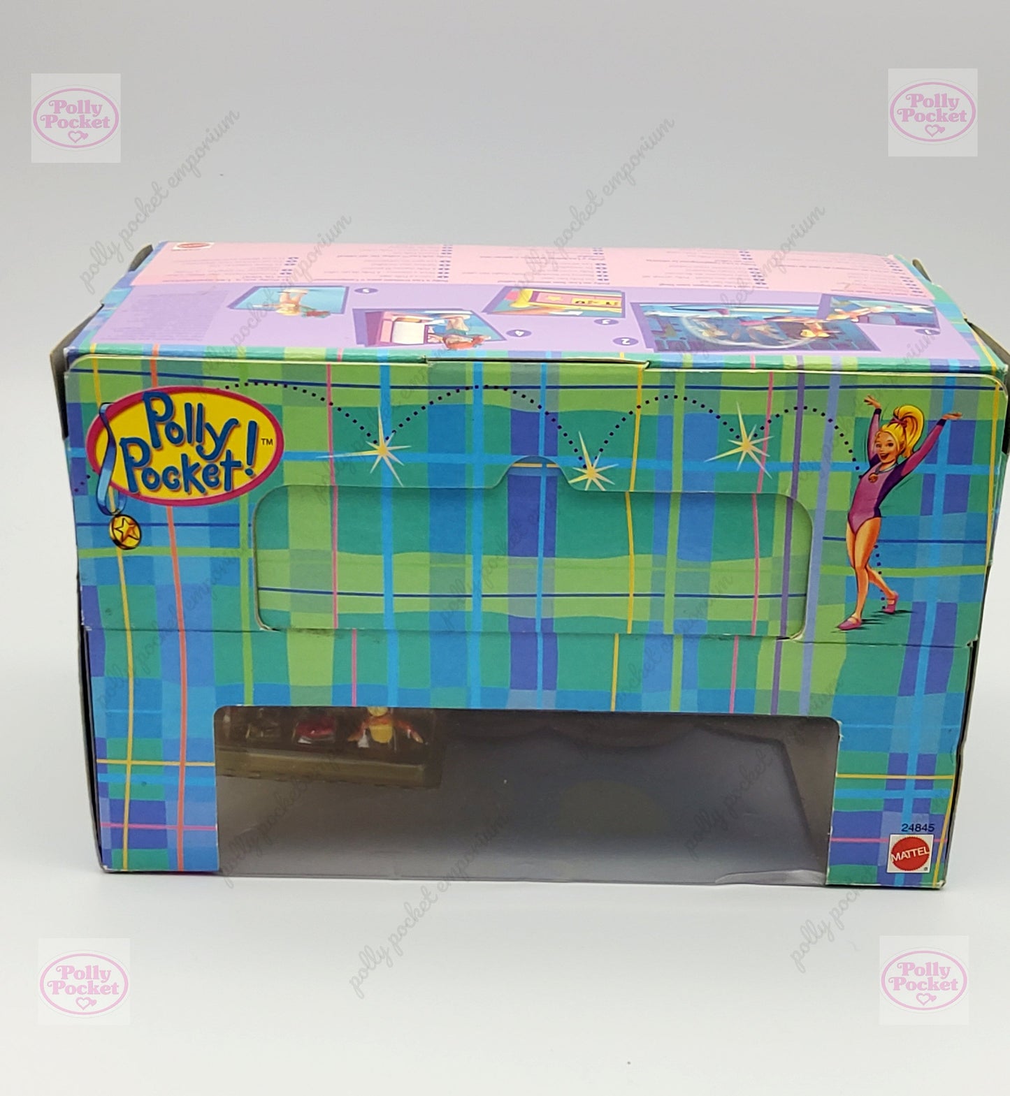 Polly pocket gym turnfest vault sealed in original packaging