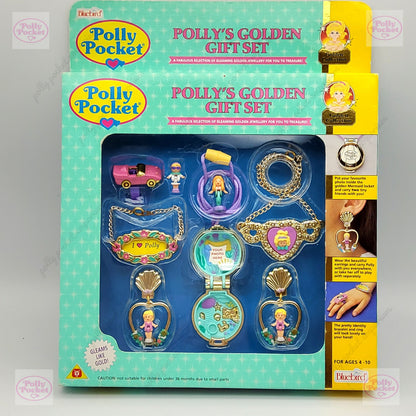 ULTRA RARE Polly pocket Polly's golden gift set sealed in origonal packaging