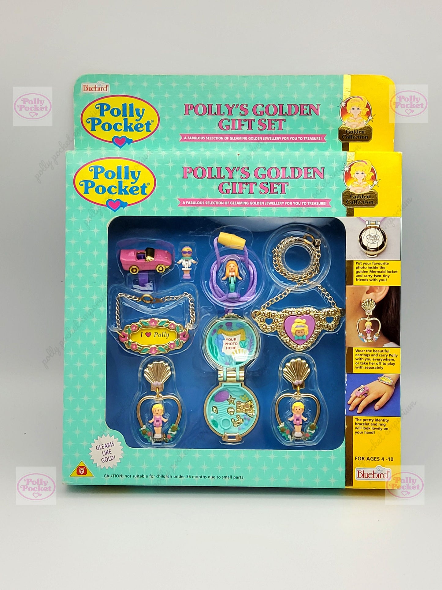 ULTRA RARE Polly pocket Polly's golden gift set sealed in origonal packaging