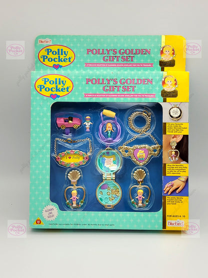 ULTRA RARE Polly pocket Polly's golden gift set sealed in origonal packaging