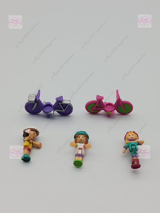 Polly pocket dolls on the go 100% complete