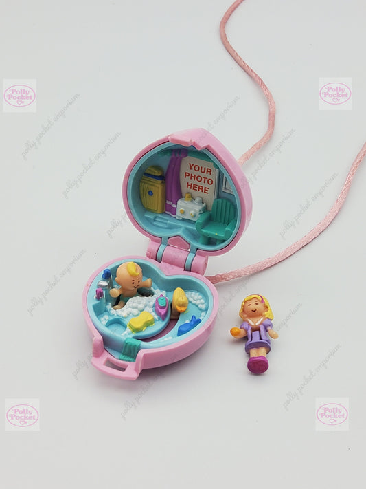 RARE Polly pocket baby and ducky locket 100% complete