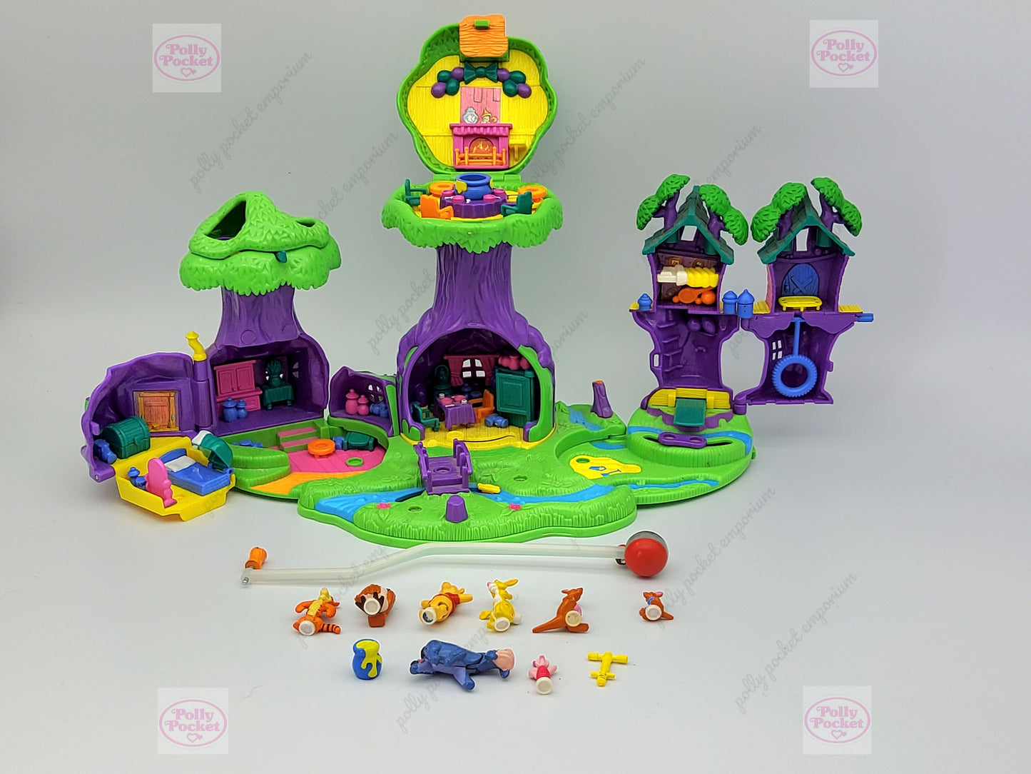 Polly pocket 100 acre wood playset 100% complete